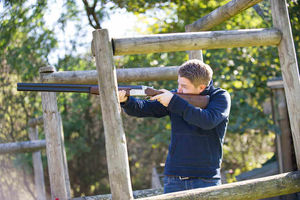 Sharp shooter – clay pigeon shooting