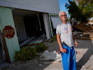 Supporting image for story: Floridians battle fuel shortage amid Hurricane Milton clean up