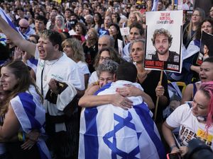Supporting image for story: First of surviving Israeli hostages handed over to Red Cross by Hamas