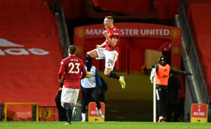 Manchester United's Scott McTominay celebrates