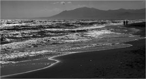 A Walk on the beach by Chris Farmer