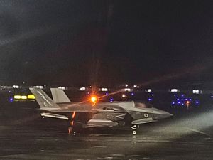 Supporting image for story: British fighter jet stranded in India may finally fly home after inspiring memes