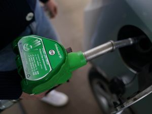 A petrol pump