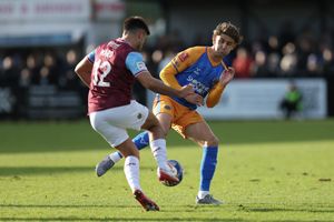 Harrison Biggins' last appearance for Shrewsbury Town was against South Shields in the FA Cup