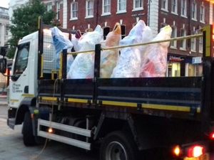 Supporting image for story: Wolves in Wolves: Sculptures back in den ahead of charity auction - with video