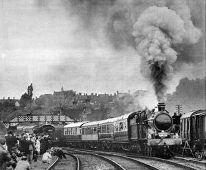 PICTURE FROM THE PAST: Reopening of the Severn Valley Railway. It operated then from Bridgnorth to Hampton Loade and back, according to the Wolverhampton Chronicle of June 3 1970. The event on May 23 brought out many excited steam enthusiasts at every vantage point possible along the route.
