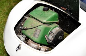 The model even has a real engine and the top speed is 40 mph!