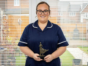 Supporting image for story: 'Inspirational healthcare leader' wins national award for introducing digital champions for virtual ward