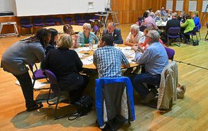 August 12, 2014: Talking shop workshops are set up across the county asking people for their views on future healthcare
