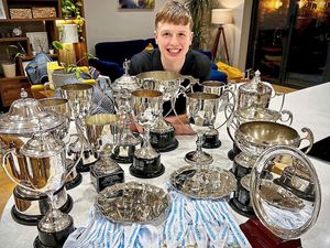 Supporting image for story: Young Sandwell swimmer scoops 16 trophies in one competition