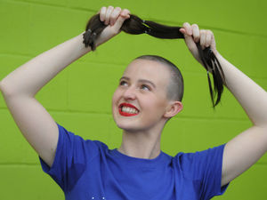 Supporting image for story: WATCH: Wolverhampton woman shaves hair to raise money for Cancer Research UK