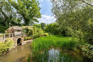 The stunning gardens are surrounded by the River Meese. Picture: Knight Frank/Rightmove