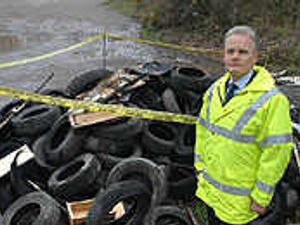 Supporting image for story: Blitz on tyre fly-tipping