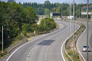 The M5 was shut between junctions 2 and 3. Photo: SnapperSK