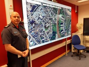 Shropshire's chief fire officer Simon Hardiman at Shrewsbury fire station. Picture: LDRS
