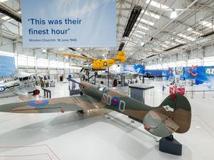 A spitfire from World War Two at the RAF Museum in Cosford. Picture: Royal Air Force Museum.