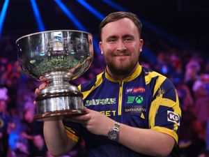 Supporting image for story: Luke Littler celebrates world number one status by retaining Grand Slam of Darts