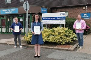 Helen Jones, Lucy Wilkinson and Mark Onions - members of the Strategy Team