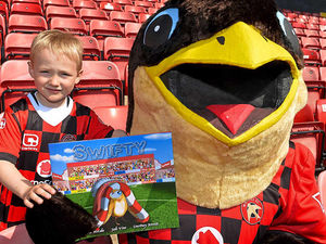 Supporting image for story: Swifty's story turned into children's book on Walsall mascot