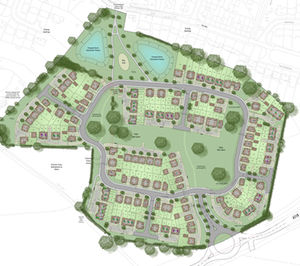 Supporting image for story: Bellway submits plans for 166 new homes on the edge of Shropshire town