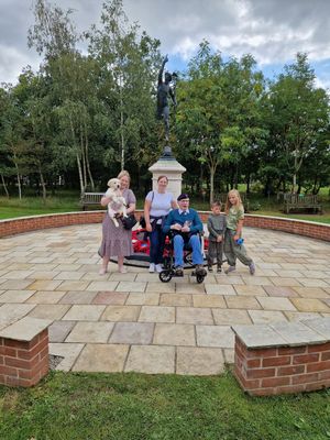 Ian on memorial outing