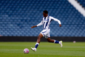 Souleyman Mandey gave an all-action display initially as a more unorthodox forward against Nordsjaelland. (Photo by Adam Fradgley/West Bromwich Albion FC via Getty Images)