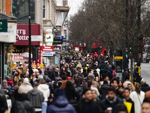 Shoppers on Oxford Street in central London