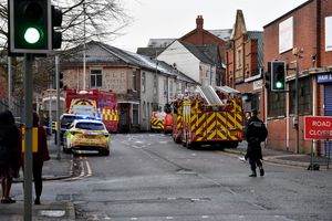 The scene in Wolverhampton.