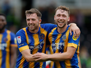 Supporting image for story: Jordan Shipley's relief at first Shrewsbury goal 