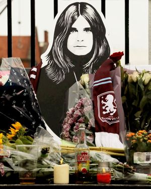 Fans at the Black Sabbath Bridge. Photo: Joseph Walshe/SWNS