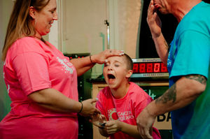 Courney Jane Chapman braves the shave in Burntwood