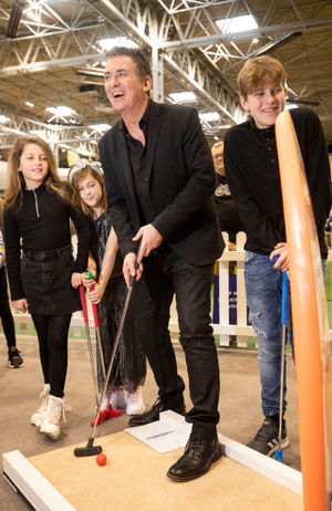 Shane Richie at the Caravan, Camping and Motorhome Show in Birmingham