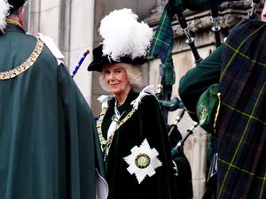 Supporting image for story: Queen and Duke of Edinburgh become members of prestigious Order of the Thistle