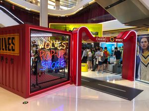 The Wolves pop-up store in Shanghai.