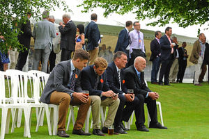 Taking a break from the action