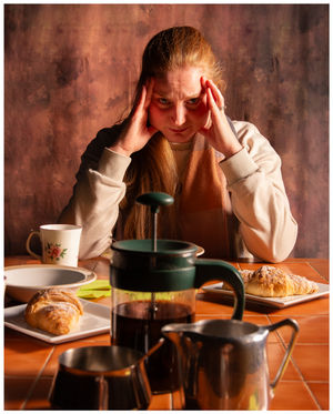 Laura Cooney as Anne, Andre's long-suffering daughter