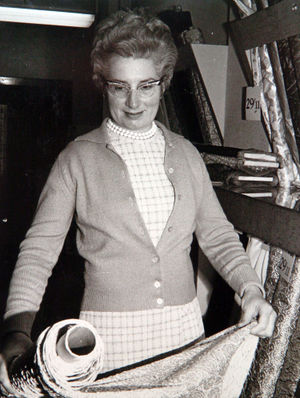 F.W. Cook department store which used to be in Dudley High Street. Pictured is Mrs Eldridge, who was manageress in 1969.