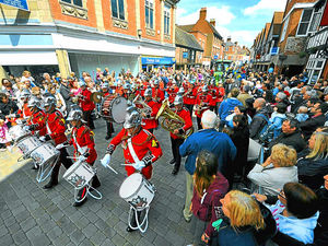 Supporting image for story: Streets come alive with military parade at historic Lichfield Bower event