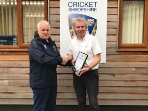 Supporting image for story: Tunks and Thomas see their efforts recognised by Cricket Shropshire