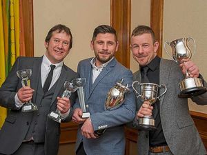 Supporting image for story: Trophy winning trio mix it with the stars