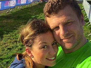 Supporting image for story: Stepping out: Shropshire marathon star Amy Hughes runs into the arms of love