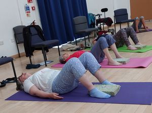 Yoga can be floor work for some of us