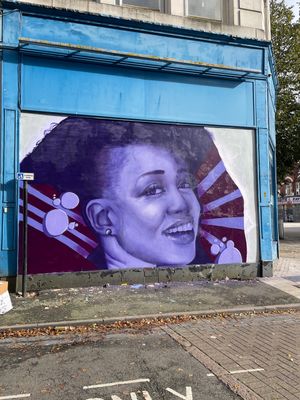 The mural featuring Beverley Knight