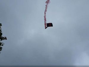 Supporting image for story: Queen's Baton is parachuted into Wolverhampton as Commonwealth Games relay continues