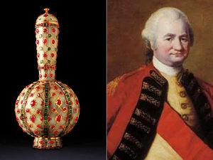 Supporting image for story: Export ban in bid to keep £6 million Clive of India flask in Britain