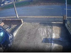 Supporting image for story: Scene of dramatic Netherton crash that saw a taxi smash into property wall caught on camera