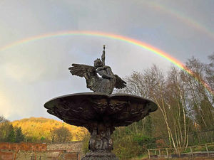 Supporting image for story: December in Shropshire: Rain, rainbows and wind – but no snow