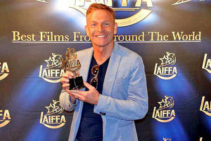 Supporting image for story: Writer and producer of Theatre Severn's pantomimes honoured at Los Angeles Independent Film Festival Awards