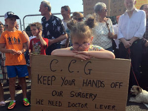 Supporting image for story: Protest is held over Shrewsbury GP closure