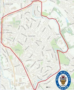 Where Section 60 powers will be in force in Bloxwich